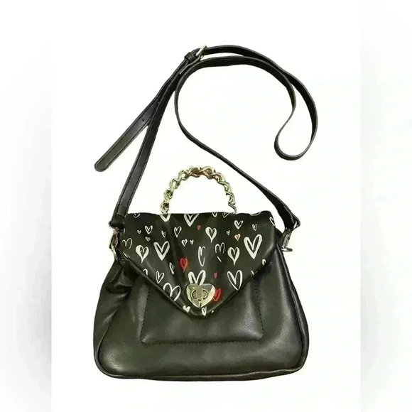 SKINNYDIP LONDON Leo Graffiti Hearts Mini Top Handle - Picture 4 of 11